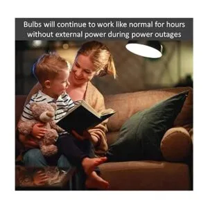 HouLight Bombillas LED de emergencia recargables de 5 W