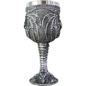 Cáliz de vino de dragón rugido medieval copa de cáliz de_2
