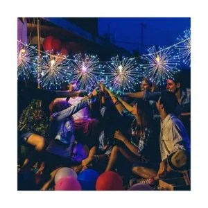 Guirnalda de luces de alambre de hadas de Navidad luces