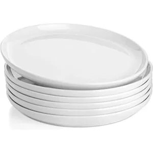 Sweese Platos redondos de porcelana 6 unidades