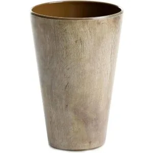 Gibson Home Woodlands Vajilla redonda de melamina para