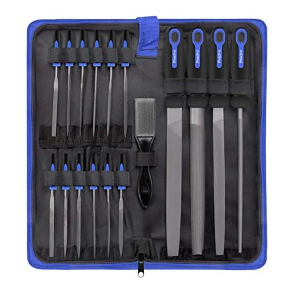 Preciva Juego de archivos de 18 piezas 18 en 1 de acero_1