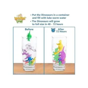 Dinosaurios que crecen en agua paquete de 25 unidades_3