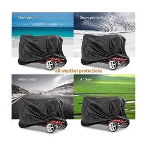 Nomiou Funda para scooter Mobility color negro resistente_2