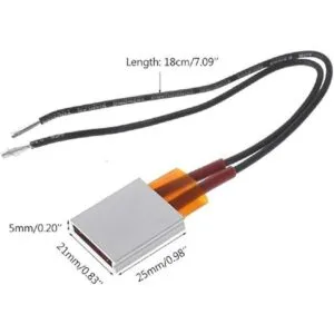 Bestol 2 piezas PTC Elemento de Calefacción 50W AC DC 24V_2