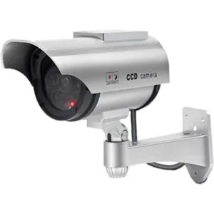 Cámara de seguridad falsa alimentada por energía solar_1