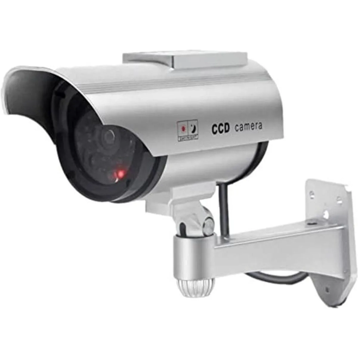 Cámara de seguridad falsa alimentada por energía solar_1