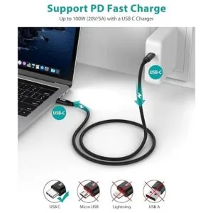 NIMASO Cable USB C a 3.1 de 2a generación