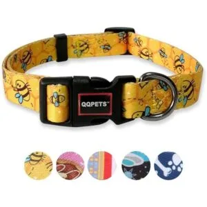 Qqpets Collar para perro personalizado suave cómodo
