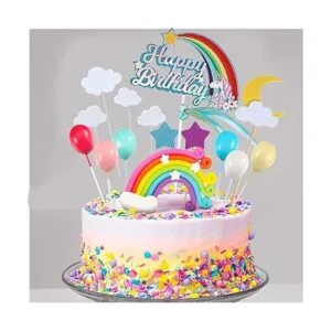 MOVINPE Kit de decoración de pastel de unicornio 21_5