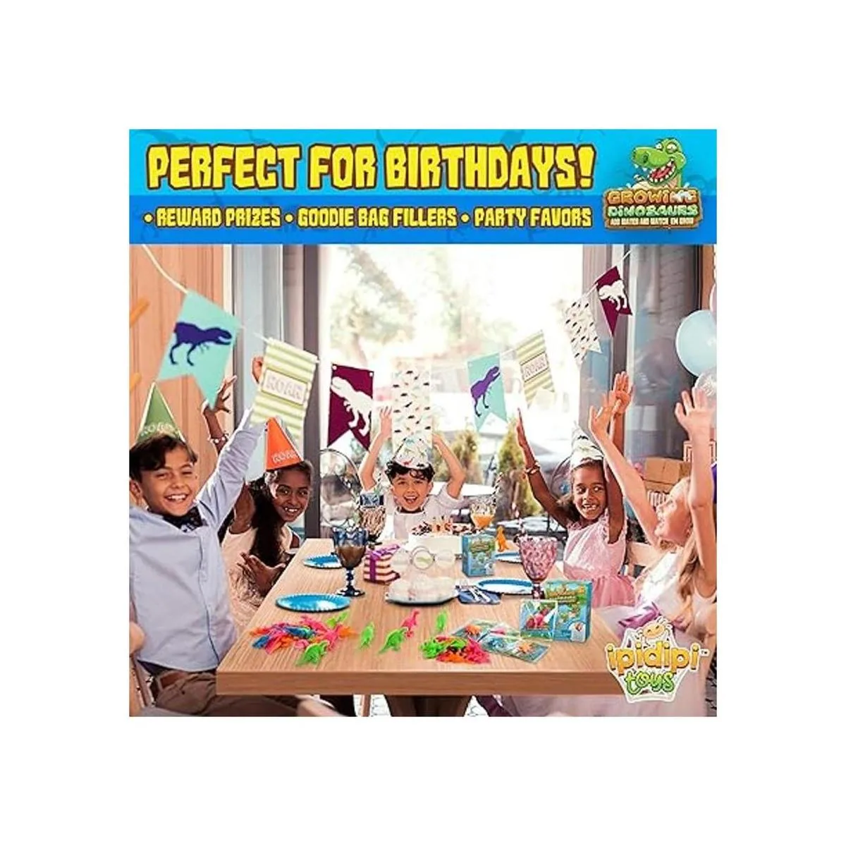 Dinosaurios que crecen en agua paquete de 25 unidades_2