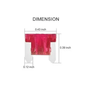 MuHize Kit de fusibles de perfil bajo kit surtido de_4