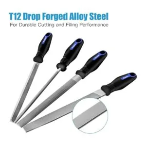 Preciva Juego de archivos de 18 piezas 18 en 1 de acero_3