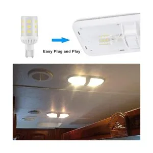 Makergroup Bombillas LED T5 T10 con base de cuña de 12_3