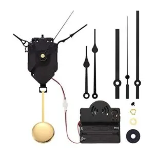 Hicarer Reloj de péndulo de cuarzo con movimiento de