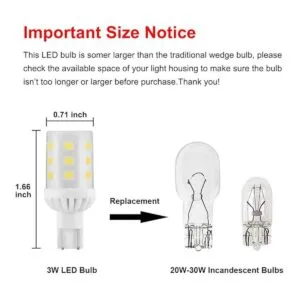 Makergroup Bombillas LED T5 T10 con base de cuña de 12_5