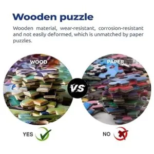 Rompecabezas de madera de 1000 piezas con imagen de_4