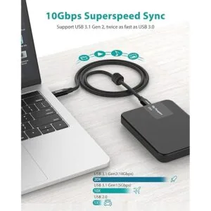 NIMASO Cable USB C a 3.1 de 2a generación