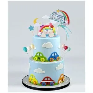 MOVINPE Kit de decoración de pastel de unicornio 21_6