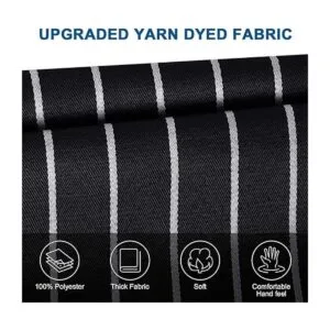 Syntus Paquete de 2 delantales ajustables con 3 bolsillos