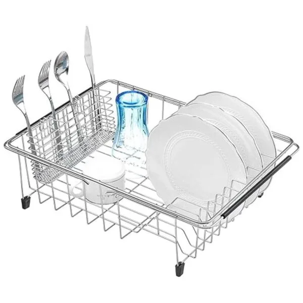 SANNO Soporte organizador de cubiertos de acero_4