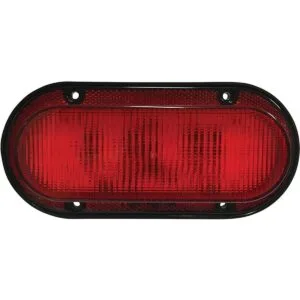 John Deere Tractor LED luz trasera ovalada roja_2