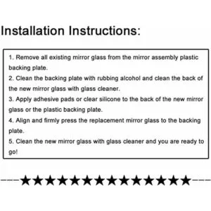 JZSUPER Cristal de espejo lateral para Honda CRV 19972006_3