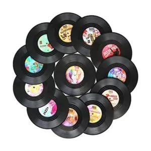 Posavasos divertidos para bebidas juego de 12 piezas de