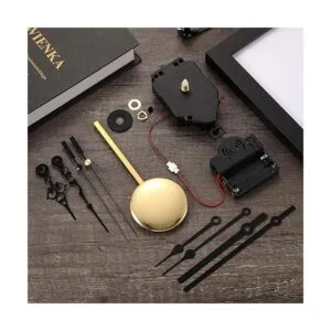 Hicarer Reloj de péndulo de cuarzo con movimiento de