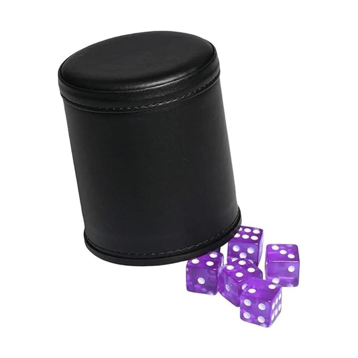 Coctelera silenciosa con forro de fieltro de cuero_6