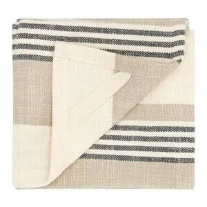 Creative CoOp Toallas de té de algodón a rayas color_5