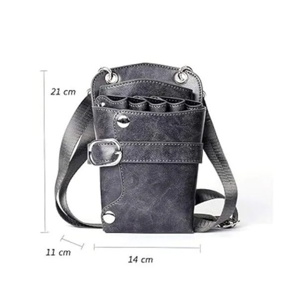 Bolsa de tijeras de piel sintética para peluquería_2