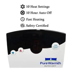 Manta de calentamiento eléctrica Sherpa de terciopelo_3