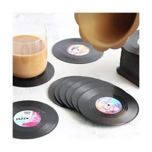 Posavasos divertidos para bebidas juego de 12 piezas de