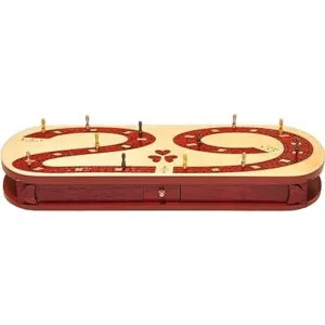 Palm Royal Handicrafts Tablero de madera de 3 pistas con_3