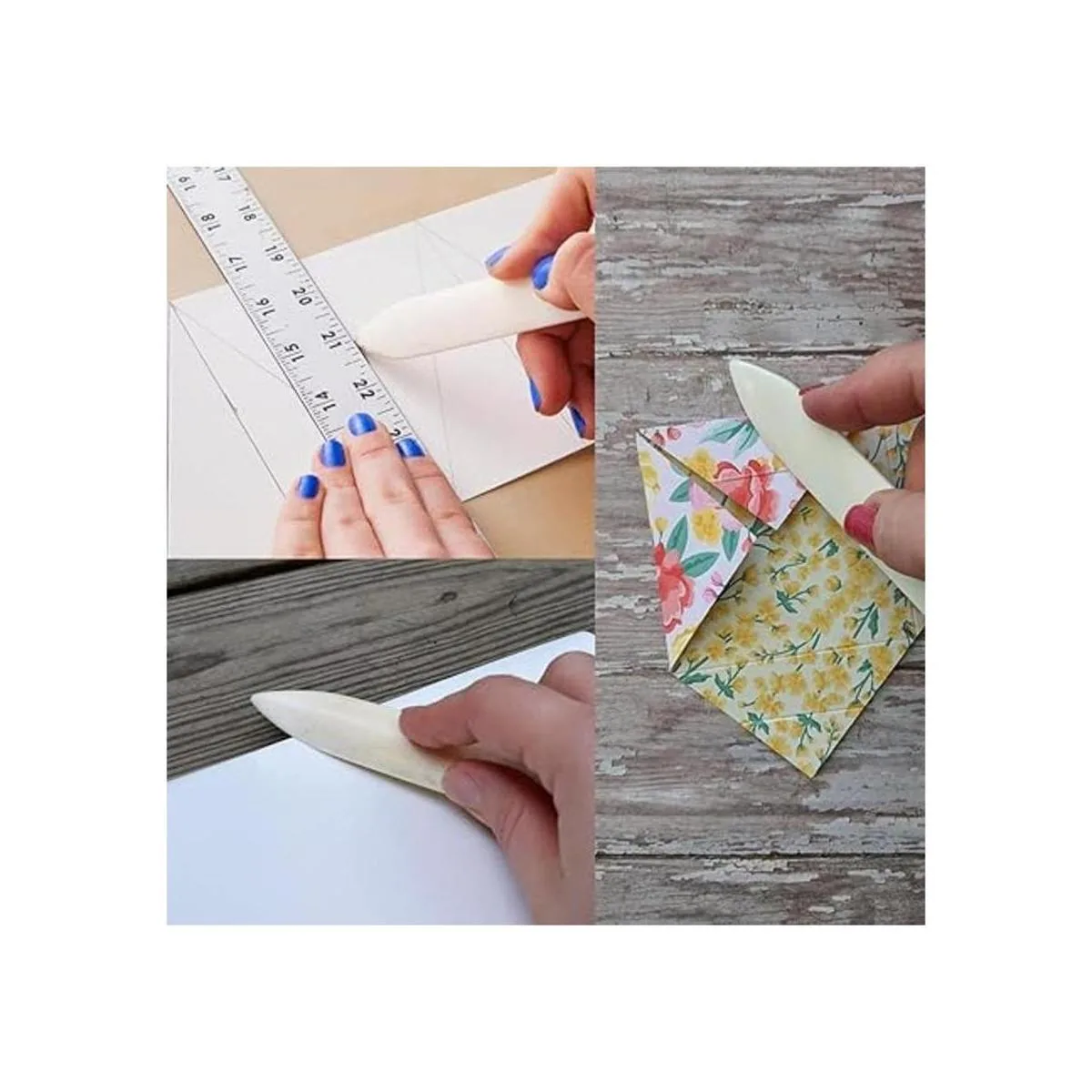 DEEDYGO 2 carpetas de hueso auténtico plegables_4