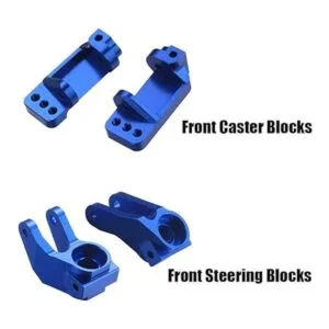 Paquete de 6 bloques de ruedas de aluminio bloques de