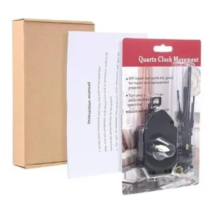 Hicarer Reloj de péndulo de cuarzo con movimiento de