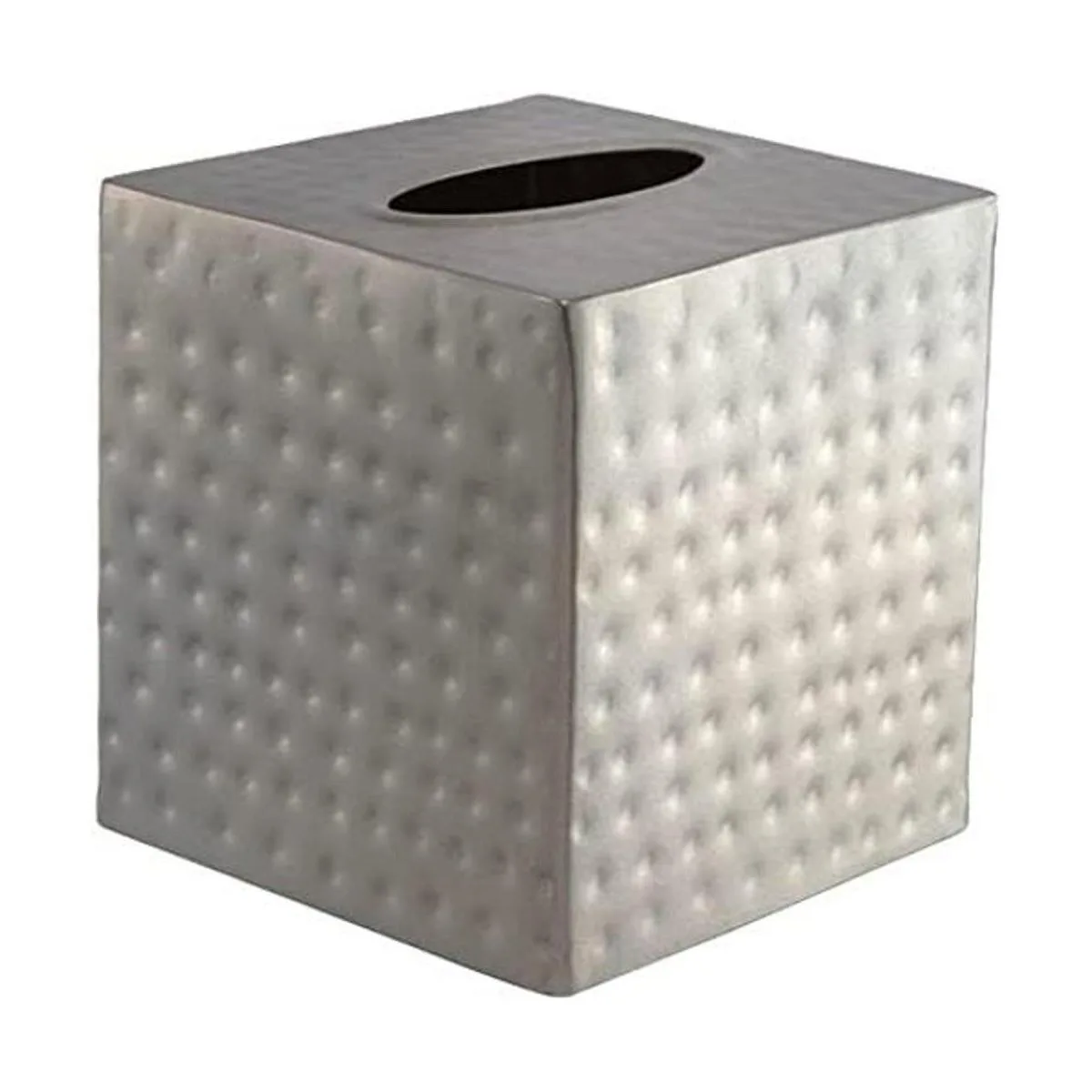 Monarch Abode Funda de caja de pañuelos de metal de peltre