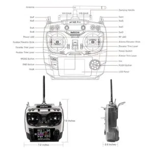 Radiolink AT9S Pro Transmisor y receptor de radio RC de_4