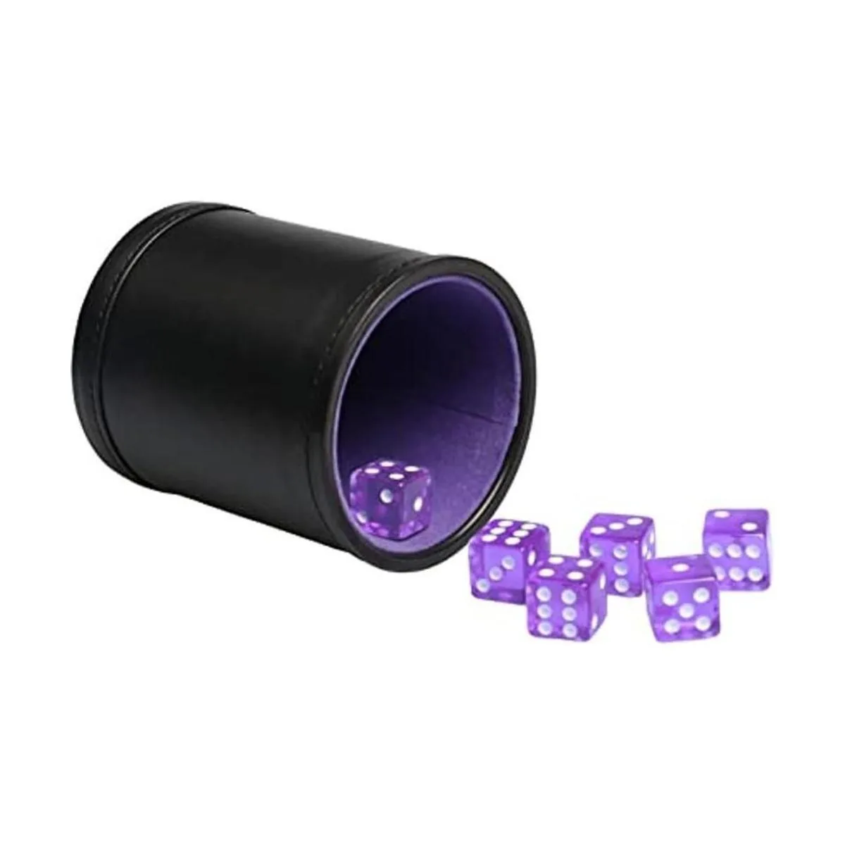 Coctelera silenciosa con forro de fieltro de cuero_1