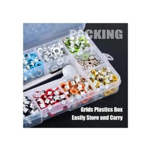 Rustark Juego de 500 ojales de 316 pulgadas juego de