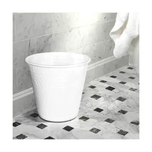 Monarch Abode 19028 Classic White Monarch Basurero de