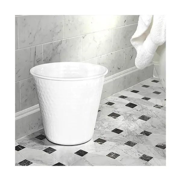 Monarch Abode 19028 Classic White Monarch Basurero de