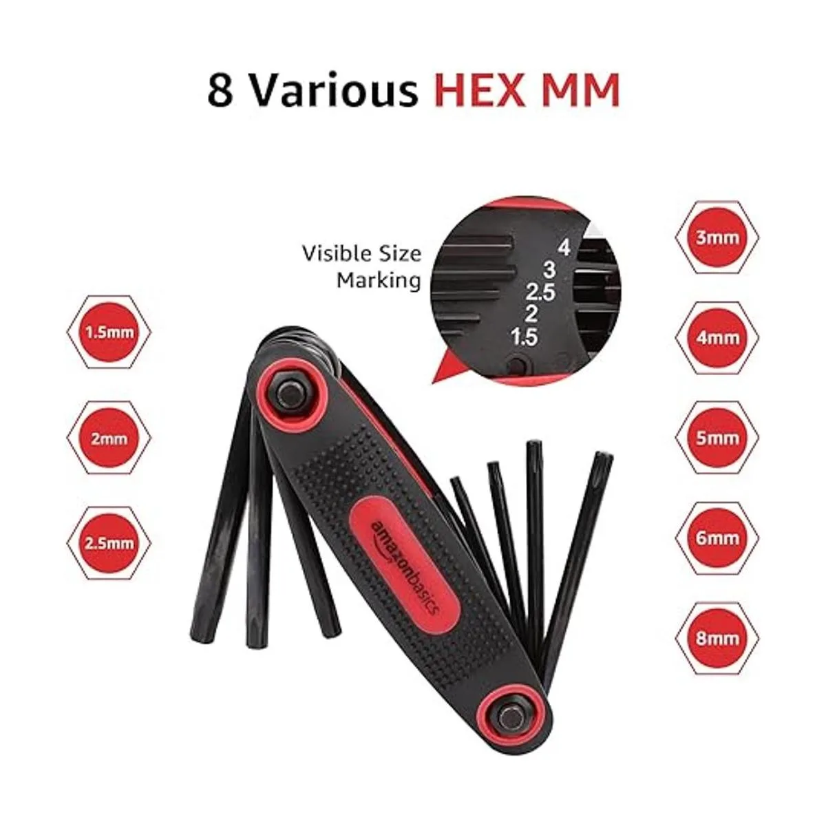 Juego de llaves hexagonales plegables paquete de 3_3