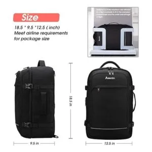 Asenlin 40L Mochila de viaje para mujeres y hombres para_3
