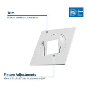 NICOR Lighting DQR4MA11203KWH Foco LED empotrable_3