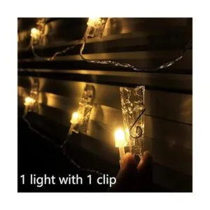 Dopheuor Cadena de luces LED con clip de fotos funciona_5