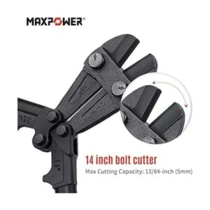 MAXPOWER Cortador de pernos de 14.0 in hoja de acero de