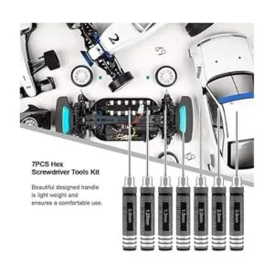 Juego de destornilladores hexagonales RC 7 piezas